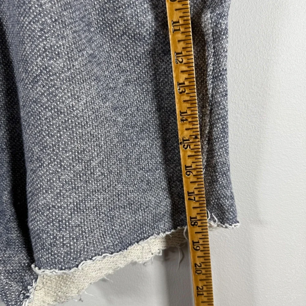 Jack Spade Raw Hem French Terry Knit Sweat Shorts Blue XL
